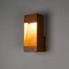 Konstsmide Wandlamp buiten | Rechthoek | Rho | 2700K | IP54 | Roestbruin | 10W | Konstsmide  LKO00758 - 1
