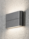 Konstsmide Wandlamp buiten | Up & Down | Chieri | 3000K | IP54 | 12W | Antraciet | Konstsmide  LKO00127 - 2