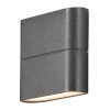 Wandlamp buiten | Up & Down | Chieri | 3000K | IP54 | 6W | Antraciet | Konstsmide