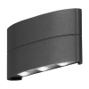 Konstsmide Wandlamp buiten | Up & Down | Chieri | 3000K | IP54 | 8W | Antraciet | Konstsmide  LKO00124 - 1