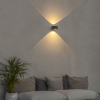 Konstsmide Wandlamp buiten | Up & Down | Gela | 3000K | IP54 | 12W | Antraciet | Konstsmide  LKO00597 - 3