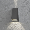 Konstsmide Wandlamp buiten | Up & Down | Imola | 3000K | IP54 | 6W | Antraciet | Konstsmide  LKO00561 - 1