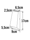 Konstsmide Wandlamp buiten | Up & Down | Imola | 3000K | IP54 | 6W | Antraciet | Konstsmide  LKO00561 - 2