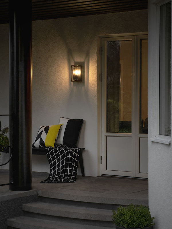 Konstsmide Wandlamp buiten E27 | Brindisi | IP54 | Zwart | Konstsmide  LKO00547 - 3