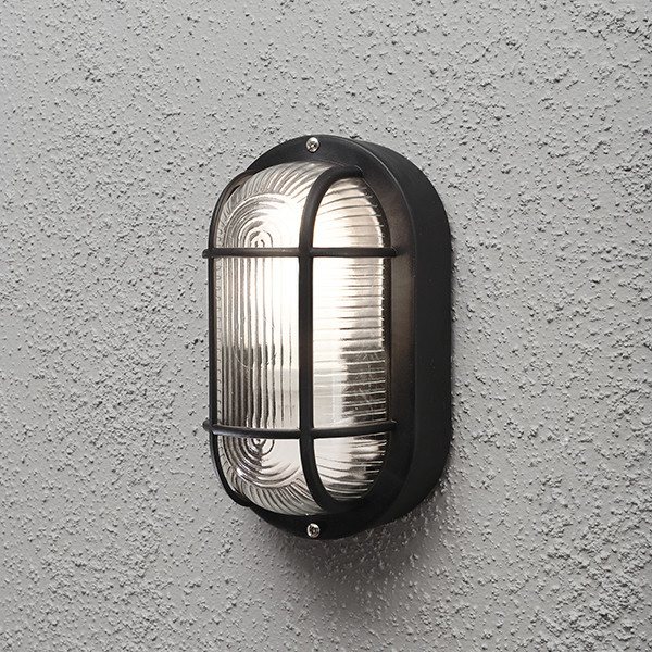 Konstsmide Wandlamp buiten E27 | Elmas | IP44 | Zwart | Konstsmide  LKO00738 - 1