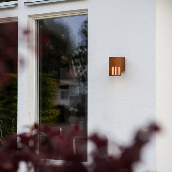 Konstsmide Wandlamp buiten E27 | Rond | Pistoia | IP54 | Roestbruin | Konstsmide  LKO00755 - 3