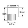 Konstsmide Wandlamp buiten E27 | Rond | Pistoia | IP54 | Roestbruin | Konstsmide  LKO00755 - 5