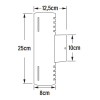 Konstsmide Wandlamp buiten E27 | Rond | Up & Down | Cuneo | IP54 | Roestbruin | Konstsmide  LKO00753 - 3