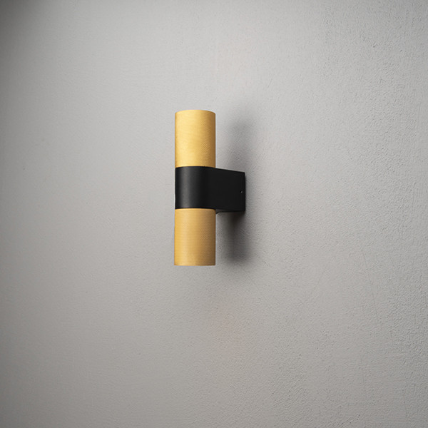 Konstsmide Wandlamp buiten GU10 | Up & Down | Temi | IP54 | Zwart/Goud | Konstsmide  LKO00729 - 2