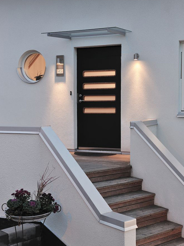 Konstsmide Wandlamp buiten met huisnummer | GU10 | Modena | IP44 | Zink kleur | Konstsmide  LKO00556 - 3