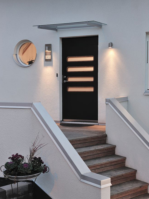 Konstsmide Wandlamp buiten met huisnummer | GU10 | Modena | IP44 | Zwart | Konstsmide  LKO00557 - 3