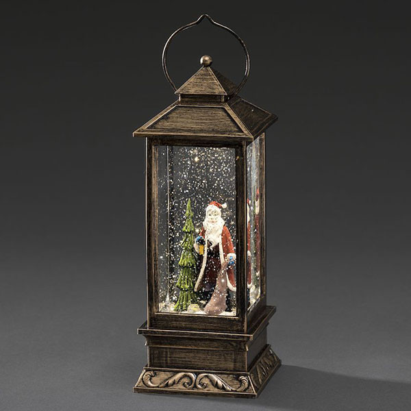 Waterlantaarn op batterijen | Kerstman | 27 cm | Konstsmide LKO00352 - 1