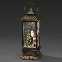 Waterlantaarn op batterijen | Kerstman | 27 cm | Konstsmide LKO00352
