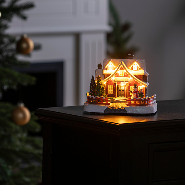 Konstsmide Wintertafereel Besneeuwde villa | 3x AAA | 17.5 x 14 cm LKO00969 - 4