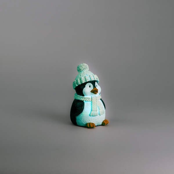 Konstsmide Wintertafereel Pinguin | 3x AAA | 10.5 x 15.5 cm LKO00970 - 2