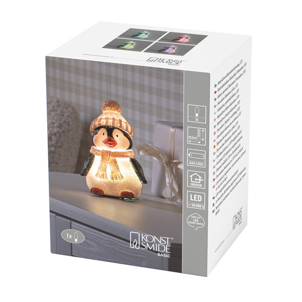 Konstsmide Wintertafereel Pinguin | 3x AAA | 10.5 x 15.5 cm LKO00970 - 8