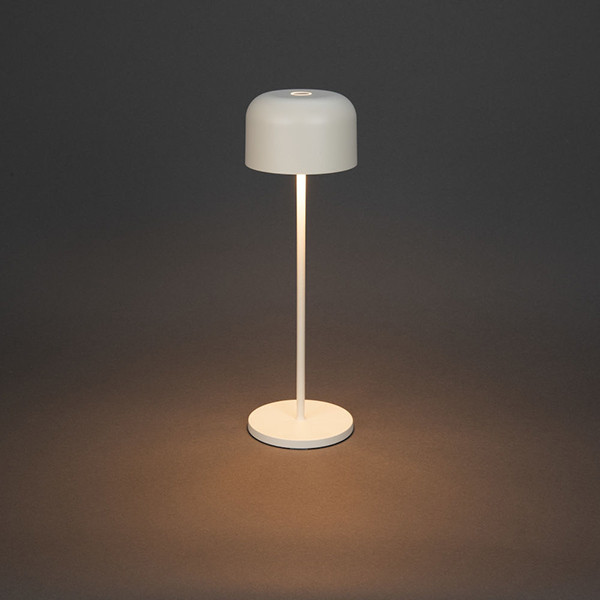 Konstsmide oplaadbare tafellamp | Lille | 2200-2700K | IP54 | 3.5W | Wit  LKO00743 - 1