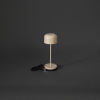 Konstsmide oplaadbare tafellamp | Lille Mini | 2200-2700K | IP54 | 3.5W | Zandkleur  LKO00747 - 2