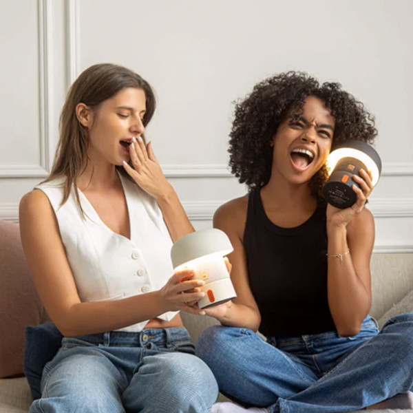 Kooduu Sensa Play Mini Portable speaker lamp | Powered by SOUND BY JBL | Orange LKO00937 - 2