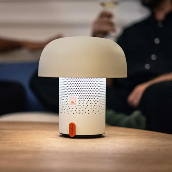 Kooduu Sensa Play Portable speaker lamp | Powered by SOUND BY JBL | Cloudy White LKO00933 - 2
