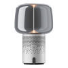 Kooduu Serena Play Portable speaker lamp | Powered by SOUND BY JBL | Frosted Silver LKO00941 - 1