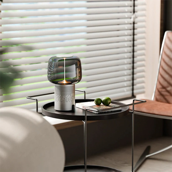 Kooduu Serena Play Portable speaker lamp | Powered by SOUND BY JBL | Frosted Silver LKO00941 - 3