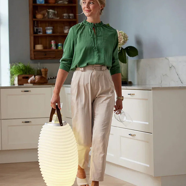 Kooduu Synergy 35 Wijnkoeler met Bluetooth speaker en LED lamp | 41 cm | Draagbaar & oplaadbaar | Wit LKO00921 - 2