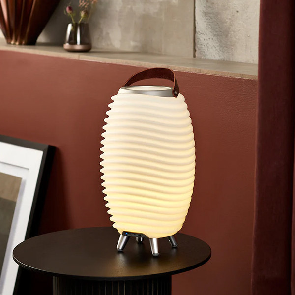 Kooduu Synergy 35 Wijnkoeler met Bluetooth speaker en LED lamp | 41 cm | Draagbaar & oplaadbaar | Wit LKO00921 - 5