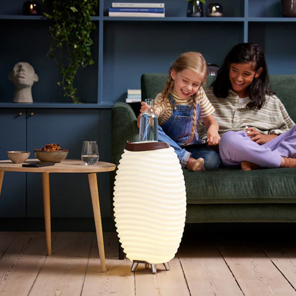 Kooduu Synergy 50 Wijnkoeler met Bluetooth speaker en LED lamp | 56 cm | Draagbaar & oplaadbaar | Wit LKO00922 - 4