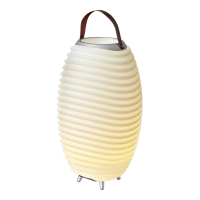 Kooduu Synergy 65 Wijnkoeler met Bluetooth speaker en LED lamp | 72 cm | Draagbaar & oplaadbaar | Wit LKO00923