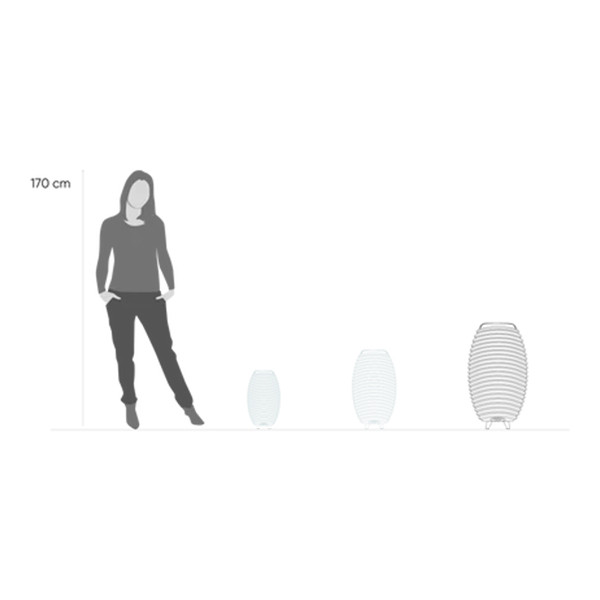 Kooduu Synergy 65 Wijnkoeler met Bluetooth speaker en LED lamp | 72 cm | Draagbaar & oplaadbaar | Wit LKO00923 - 6