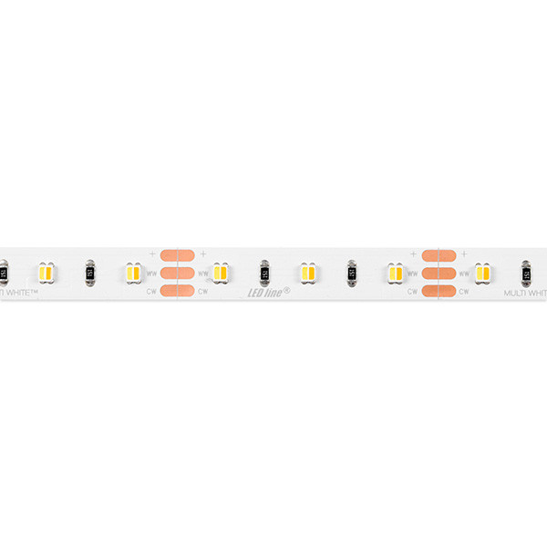 LED line Led strip 5 meter | Instelbaar wit | SMD 3528 | 60 leds p/m | IP20 | 12V  LDR06673 - 1