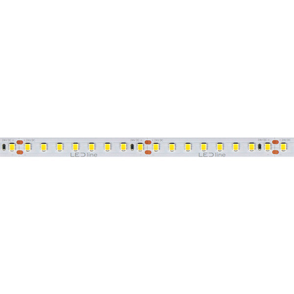 LED line Led strip 5 meter | Warm wit | SMD 3528 | 128 leds p/m | IP20 | 24V  LDR06677 - 1