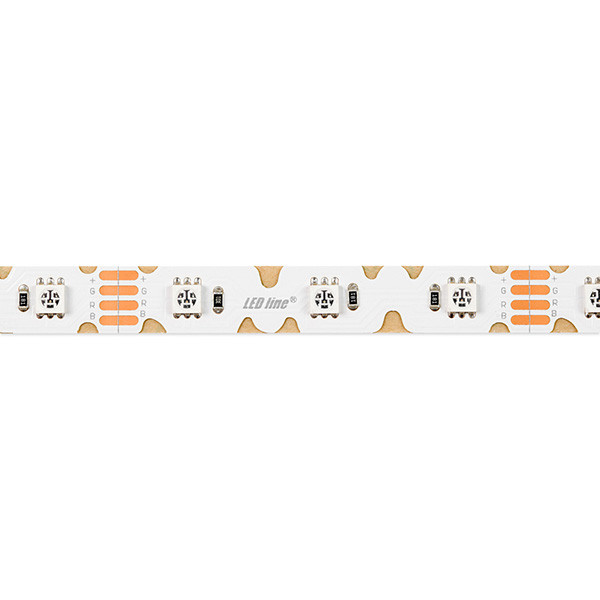 LED line Led strip 5 meter buigbaar | RGB | SMD 5050 | 42 leds p/m | IP20 | 12V  LDR06667 - 1