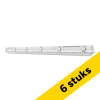 Aanbieding: 6x Ledvance led TL armatuur 127 cm | incl. TL buis | 4000K (840) | 4800 lumen | IP66 | 32W LOS02787 - 1