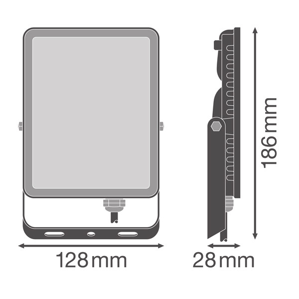 Ledvance Floodlight Essential 30W | 3000K | 2550 lumen | IP65 | Zwart  LOS00617 - 4