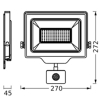 Ledvance Floodlight Essential met sensor | 100W | 4000K | IP44 | 10.000 lumen  LOS00622 - 2