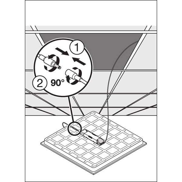 Ledvance LED paneel 60x60 cm | 3000K (830) | 3640 lumen | UGR25 | 28W LOS00625 - 5