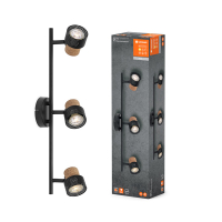 Ledvance Plafondspot | Cork | 2700K | Zwart | 3.4W  LOS01049