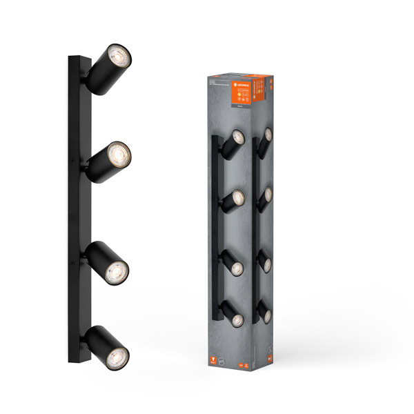 Ledvance Plafondspot | Octagon | 2700K | Zwart | 4x 3.4W  LOS01032 - 1