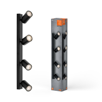 Ledvance Plafondspot | Octagon | 2700K | Zwart | 4x 3.4W  LOS01032