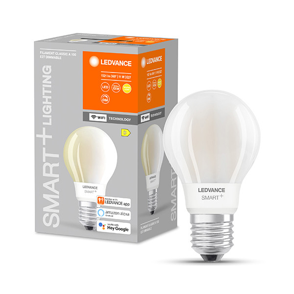 Ledvance SMART+ WiFi | E27 | Peer A60 | 2700K | Mat | 1521 lumen | 11W  LOS00399 - 1