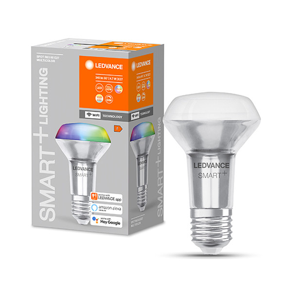 Ledvance SMART+ WiFi | E27 | Reflector R63 | RGB + 2700-6500K | 345 lumen | 4.7W  LOS00430 - 1