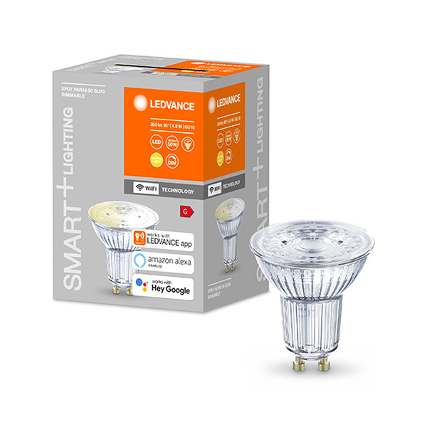 Ledvance SMART+ WiFi | GU10 | Spot PAR16 | 2700K | 350 lumen | 4.9W  LOS00424 - 1