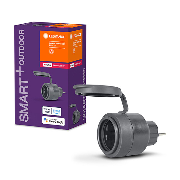 Ledvance SMART+ ZB Outdoor | Smart Plug | Max. 3680W | Antraciet (NL)  LOS00390 - 1