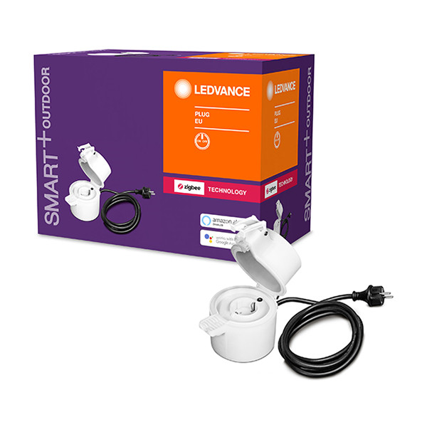 Ledvance SMART+ ZB Outdoor | Smart Plug met 1.5 meter kabel | Max. 3680W | Wit  LOS00389 - 1