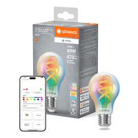 Ledvance Smart lamp E27 | Peer A60 | RGB + 2700-6500K | WiFi | 4.8W LOS02216 Ledvance Smart lamp E27 | Peer A60 | RGB + 2700-6500K | WiFi | 4.8W LOS02216