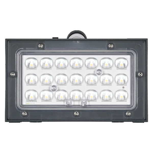 Ledvance Solar Wandlamp met sensor | Rechthoek | 3000K | IP65 | Donkergrijs | 3W  LOS00731 - 2