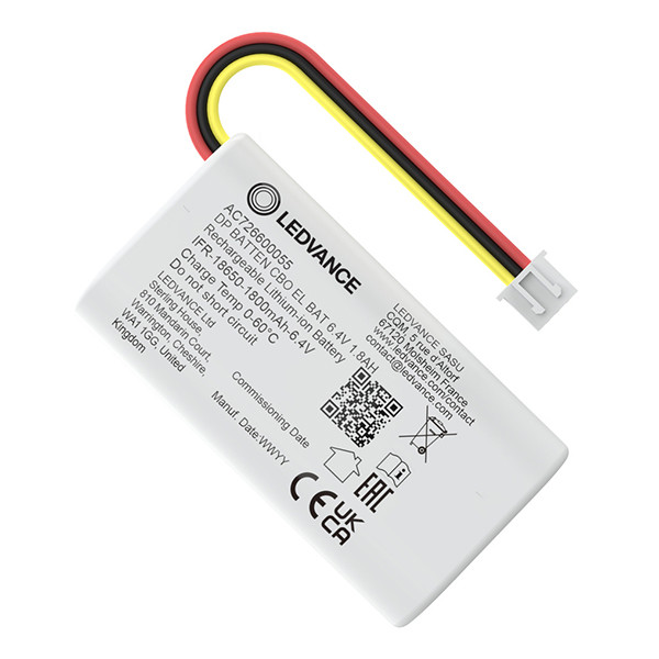 Ledvance vervangaccu | Voor Damp Proof/Batten/Linear Combo Emergency Kit | 6.4V 1.8Ah LOS02792 - 1