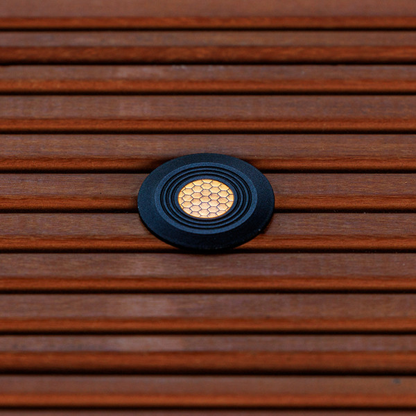 Lightpro Decklight 12V | Onyx 30 RA | 2700K | 3 lumen | IP67 | Antraciet | 0.5W  LLP00036 - 5